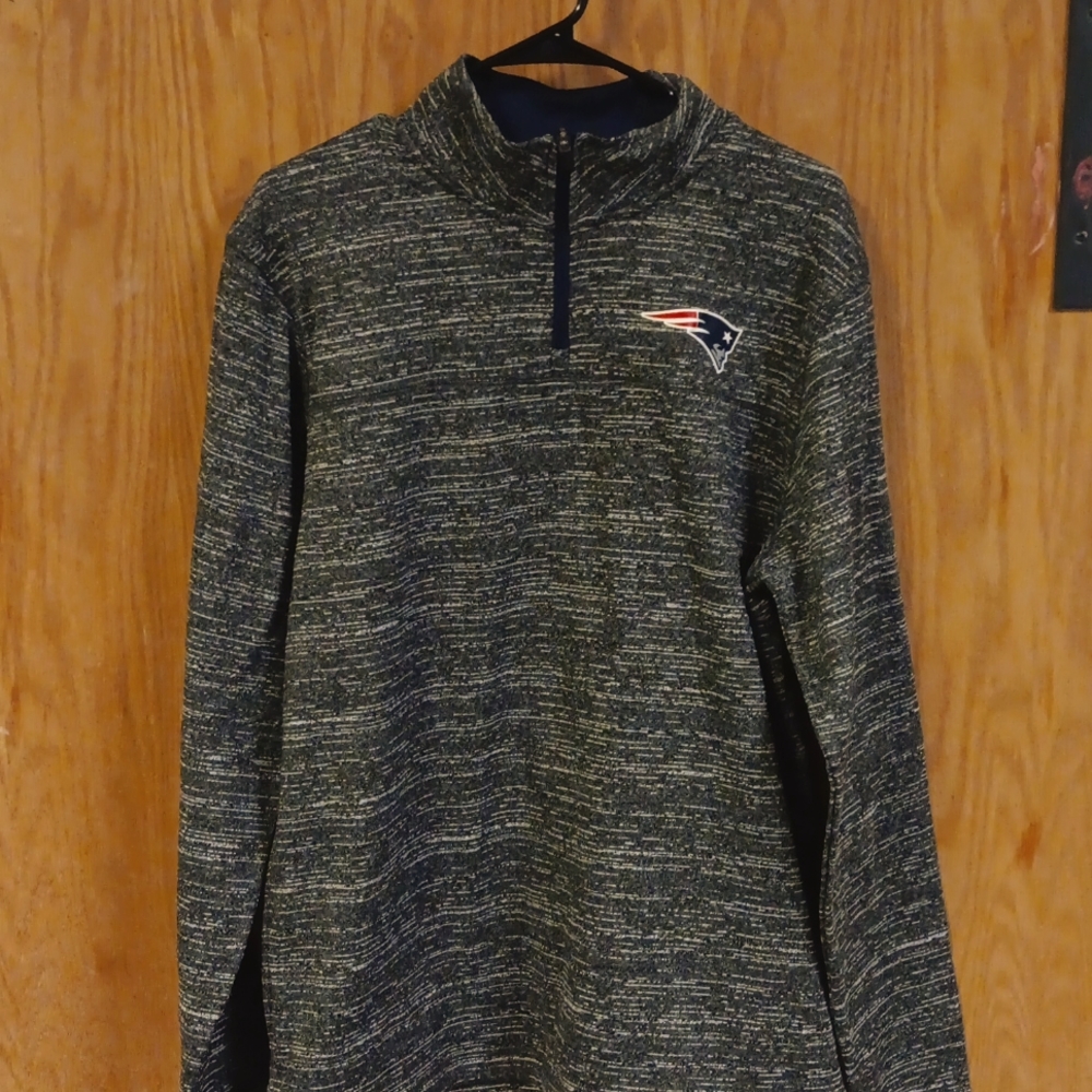 NWT MEN'S NE PATRIOTS ZIP-UP